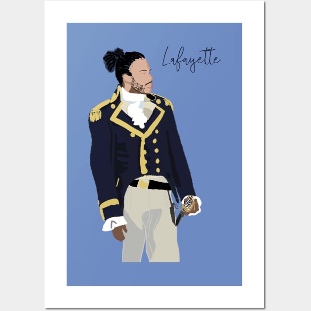 Hamilton Lafayette Daveed Diggs Wall Art by Bookishandgeeky